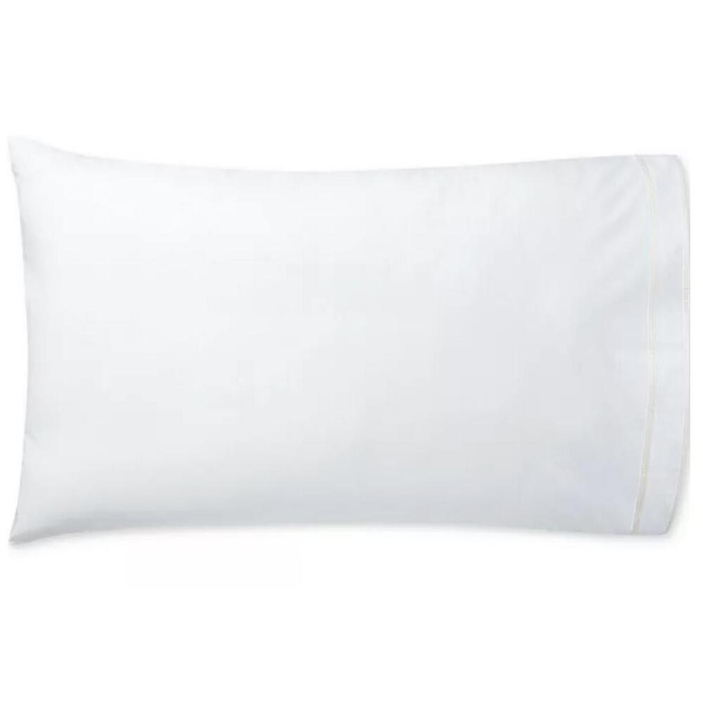 Lauren Ralph Lauren Spencer Classic Cream Sateen Border 2pc Standard Pillowcase - Picture 3 of 3